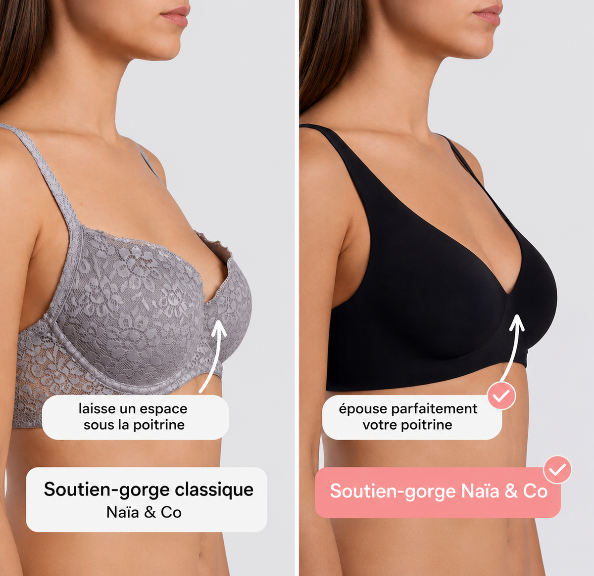 Soutien-gorge Confort — Sans coutures ni armatures